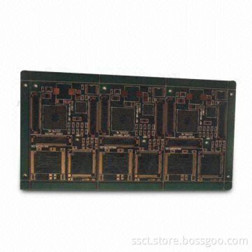 HDI (1 + 4 + 1) Board, 0.12/0.12m (Minimum) Width/Spacing, ENIG Surface Finish, 6 Layers Available